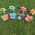Outdoor Cloud Flowerpot Windmill Cloth Decorations Windmill Traditional Children Pinwheel Colorful Wholesale Custom