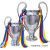 2020 Bayern UEFA Champions League Trophy Model Big Ears St. Bolide Cup European Cup Resin Crafts Custom Wholesale