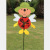 Outdoor Camping Windmill Perceptual Scarecrow Colorful Wheels Windmill Flashing Christmas Bunting Garden Decoration