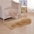 Wool-like Solid Color Home Living Room Thickened Plush Carpet Floor Mat Window Cushion Long Plush Artificial Wool Sofa Cushion