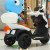 Children's Electric Car Motorcycle Three-Wheeled Car 1-4 Years Old Male and Female Baby Remote Control Double Drive Can