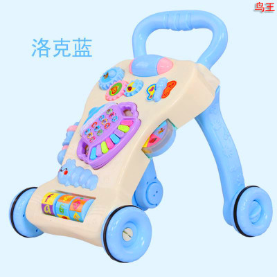 Baby Toddler Stroller Baby Anti-Rollover Multi-Function Music Stroller Learning Stand Baby Baby Walker