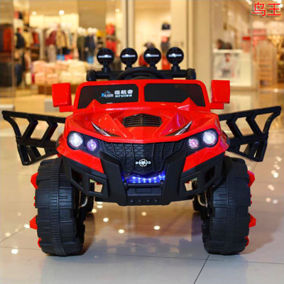New Children's Electric Car Can Be Charged with Remote Control Double Seat Men and Women Baby Toy Car Four-Wheeled