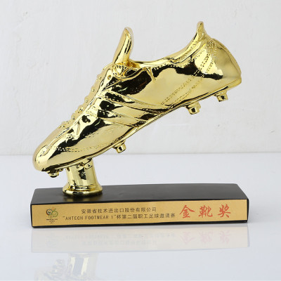 Resin Football Shooter Trophy 2020 European Cup Golden Boot Awards Cup Sports Series Fans Trophy Customization