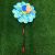 Factory Hot Sale Pinwheel Decorative Garden Environmental Protection Spring Plastic Colorful Multicolor Flashing Sequins Windmill
