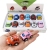 A Box of 12 Children's Alloy Car Toys Mini Q Cartoon Car Children's Hand Pocket Toys