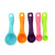 Kitchen Baking Tools Color Measuring Spoon 5-Piece Set Combination Measuring Spoon with Scale Seasoning Spoon