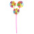 Factory Direct Sales Three-in-One Cartoon Flower Branch Sunflower Three Flower Toys Dly Windmill Decoration Garden