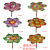 Children's Pinwheel Hot Sale School Activity Single Layer Spring Windmill Cartoon Plastic Small Windmill Stall Hot Sale