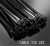 Cable Ties 20.30cm Tensile Force 18kg Standard Zipper Ties 1000 Pieces UV Black UL Certification