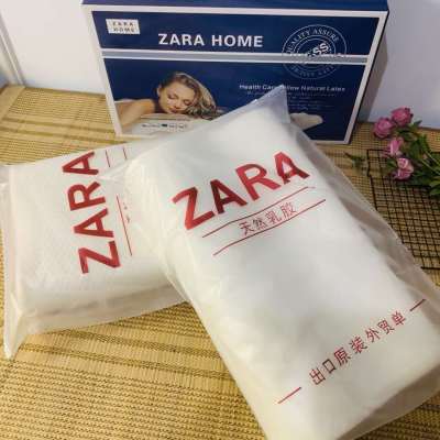 WeChat Hot-Selling Zara Latex Memory Pillow Slow Rebound Single Cervical Spine Pillow Pillow Core Factory Direct Sales