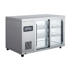 Horizontal Frozen to Keep Fresh Working Kitchen Cooler Freezer Business Standing Energy-Saving 128L Refrigerated Display Cabinet Cabinet with Glass Door
