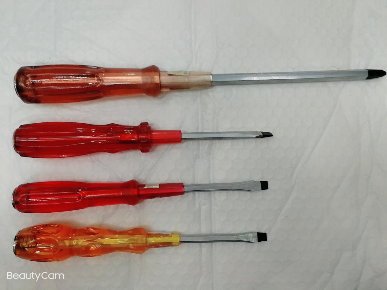 五金工具螺丝刀电笔柄穿心透明带磁带尾钉可敲击单用两用多功能