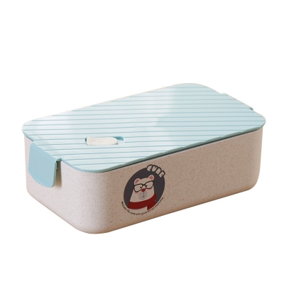 S42-0521 Safe and Sanitary Bento Box Microwave Heating Lunch Box Lunch Sealed Bento Box Office Worker Portable