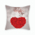 Amazon Hot Sale Valentine's Day Digital Printed Pillowcase Sofa Office Chair Cushion Linen Pillow Wholesale