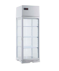 80l transparent on all sides glass desktop refrigerated display cabinet refrigerator freezer beverage cabinet cake small cabinet commercial