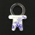 Metal Blue and White Porcelain Keychain Pull Ring Keychain Premium Gifts Keychain Creative Keychain