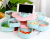 Creative Two-in-One Petal Rotating Candy Box Douyin Online Influencer Same Style Grid Snack Box Dried Fruit Plate Snack Plate