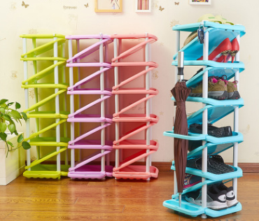 Shoe Rack Multi-Layer Storage Special Offer Simple Shoe Cabinet Economical Simple Modern Multi-Functional Assembly Living Room Plastic Household