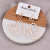316L Stainless Steel Hollow Geometric Heart-Shaped Sweet Love Earrings Exaggerated Ear Pendant Ear Stud Fashion Titanium Steel Does Not Fade
