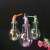 Pet Bulb Beverage Bottle Bar KTV Milk Tea Shop Cafe Available 5400Ml Large Mouth Luminous Bulb Bottle