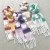 2020 Autumn and Winter New Ac Same Style Scarf Gradient Rainbow Color Matching Mohair Mixed Cashmere Minimalist Super Long Scarf