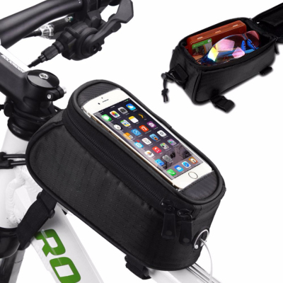 200916 Mountain Bike Touch Screen Bag Bicycle Phone Bag Upper Tube Bag Front Beam Bag Riding Equipment Beam Front Bag