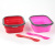 Folding Bowl Silicone Retractable Outdoor Travel Picnic Supplies Picnic Tableware Travel Portable Instant Noodle Lunch Box