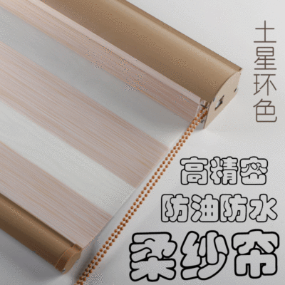Factory Customized Day and Night Double-Layer Waterproof Shutter Double Roller Blind Home Office Commercial Soft Gauze Curtain Engineering Shutter