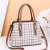 2020 Women's Fashion Trendy Bags Simple Pu Plaid Tote Large Capacity Korean Style Shoulder Messenger Bag Ladies Bag