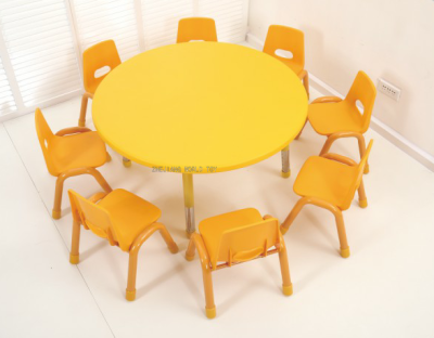 Plastic Eight round Table