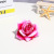 Flocking Artificial Rose Triangle Roll Rose Perianth Flower Arrangement Handmade Fabric Silk Flower Fake Flower Gift Wholesale