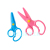 Z Plastic Scissors Small Nail-Scissor Scissors for Students Color Scissors 5-Inch