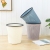 S41-8893 Plastic Pressure Ring Trash Can Household Wastebasket Home Kitchen Bathroom Office Creative Trash Can