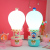 Creative Hot Air Balloon Plug-in Cartoon Bunny Night Light Bedroom Bedside Table Lamp for Free Children's Birthday Gifts Cute