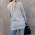 2020 Autumn and Winter New Foreign Trade Cardigan Women's Curved Placket Large Pocket Sweater Cardigan