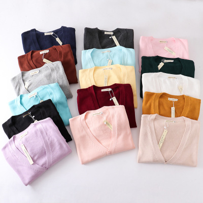 Spot Wholesale Japanese JK Uniform Cardigan Knitwear School Uniform Soft Super Cute Cotton