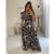 2019 Wish Amazon Sexy Fashion Digital Printing European and American Fashion Expansion Skirt Dress