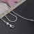 1mm Snake Bones Chain Whole SilverPlated Snake Chain SilverPlated Necklace Female Ornament Necklace Women Clavicle