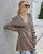 for Autumn and Winter in Europe and Large Size Dress Vneck Stitching Net Red Pullover Knitted Pullover Sweater Female