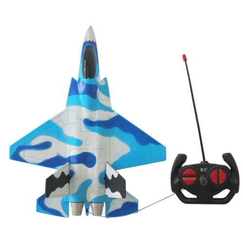 children‘s toy aircraft four-channel remote control fighter aircraft model toy land running belt light gift box