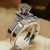 CrossBorder Explosion Accessories Wish Hot Couple Ring Europe Ornament for Examplethe Focus on Engagement Rings