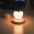 Heart-Shaped Night Light Heart-Shaped Creative Mini Girl Heart Romantic Gift Touch Dimmable Table Lamp Baby Feeding