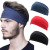 Sports Hair Band Yoga Sweat Absorbing Men and Women Running Fitness Headband Elastic Cotton Scarf Solid Color Hair Band