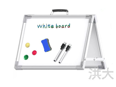 Folding Desktop Double-Sided Magnetic White-Board Tiny Whiteboard Stand Erasable Office Home Handle Portable Blackboard