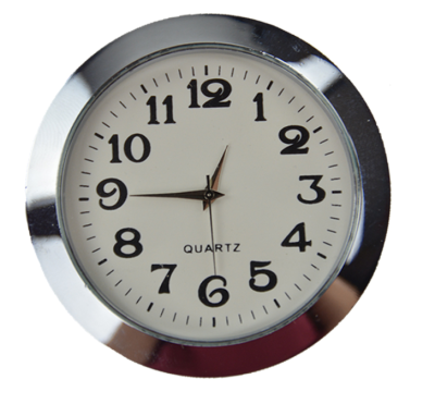 Alloy Watch Head 55mm round Craft Clock Head Crystal Watch Core Inlaid Watch Head Clock Head Thermometer