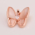 Creative Cross-Border Necklace European and American Cool Opal Butterfly Pendant Female Temperament White Fritillaria Necklace Factory Direct Sales