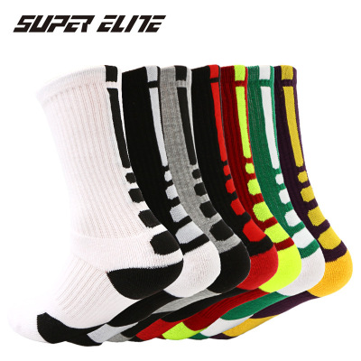 Classic HightTop Towel Bottom Sports Socks Terry Thickened NonSlip Elite Basketball Socks Men's Boots N Socks