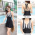 Swimming Suit Conservative AntiExposure Sexy Small Bust Gathering plus Size Swimsuit Korean Style Women's Swimsuit