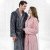 and Winter Flannel Panel Nightgown Long Plussized Padded Men and Women Couple Pajamas CrossBorder Spot Bathrobe Bathrobe